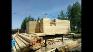 Строительство дома из бруса. Видеоотзыв