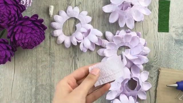 Хризантема из бумаги/ Flowers Chrysanthemum/казакша канал смотреть онлайн