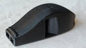 Creality K1  таймлапс печати Свистка  пластиком PLA+ 220C время 59m 49s