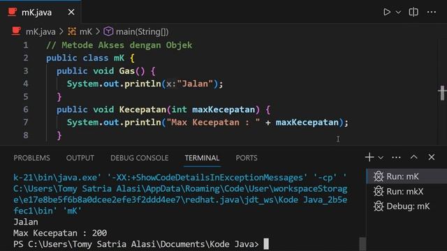 Pemrograman java : Akses Metode dan Objek смотреть онлайн