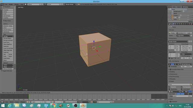 Blender 2.79: удаление лишних граней и дублирующихся точек