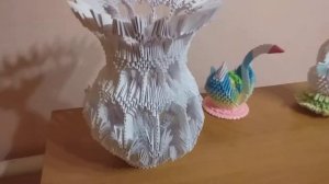 Ваза Модульное оригами