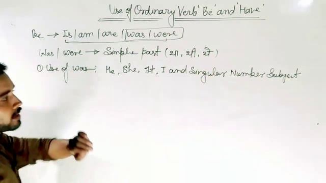 English grammar(use of ordinary verb "Be&Have) part-9 by- Amit singh