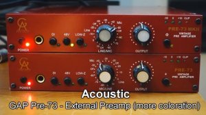 Stock Preamps vs. External Preamps (Golden Age Project Pre-73) [Pedalboard Tips #26]