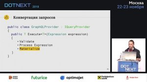 Антон Третьяков — Реализация своих поставщиков запросов, DOTNEXT