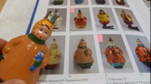 Ёлочные игрушки СССР Реставрация девочка с куклой часть 1