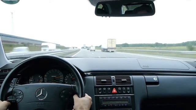Mercedes W 210 BRABUS 5 8 , 4matic Autobahn A 1 310 km h смотреть онлайн