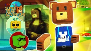 Super Bear Adventure Где спрятаны Стикеры! 🐻 Прохождение Супер Беар! #лавиния #superbear #мимимишки
