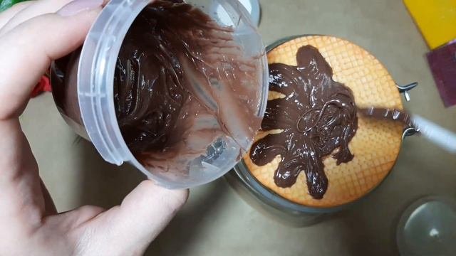 Сладкая баночка с декором из полимерной глины🍫