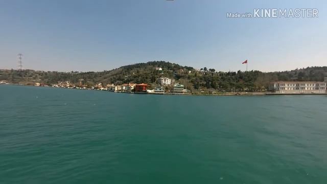 Ships Passing Bosphorus Straight Istanbul, Turkey смотреть онлайн