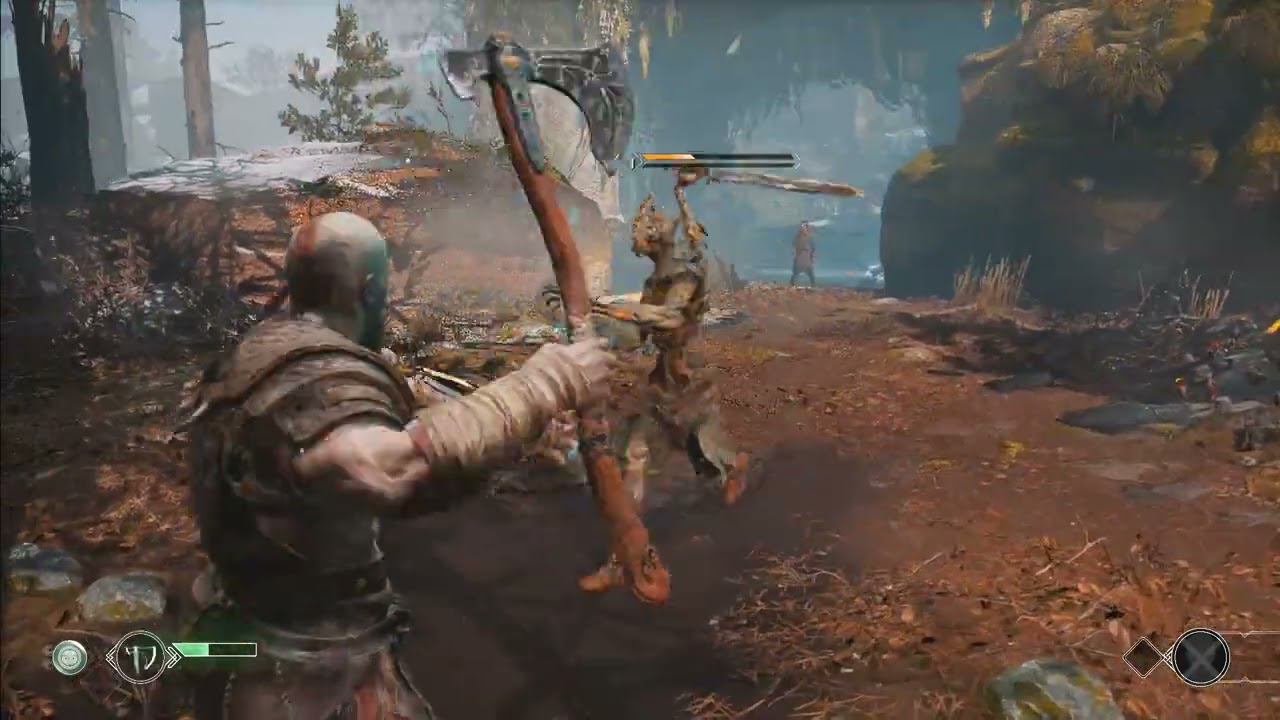 God of War Кратос мочит зомбаков. смотреть онлайн