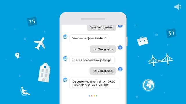 Vind KLM vluchten op de Google Assistent смотреть онлайн
