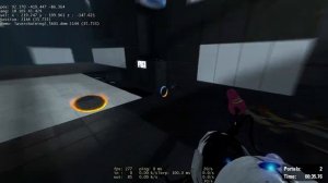 Portal 2 | Laser Chaining 2 Portals Fast Route