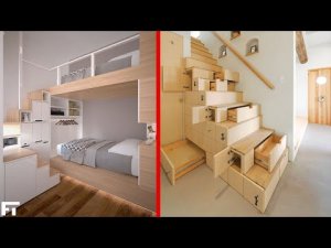 Креативные и умные идеи для вашей маленькой квартиры / Компактная мебель ▶ 9 !
