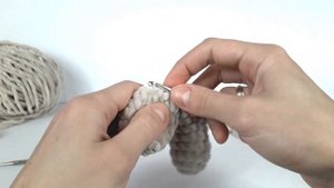 Плюшевый мишка. Мишка из плюшевой пряжи. Soft crochet bear. Мишка крючком мастер класс