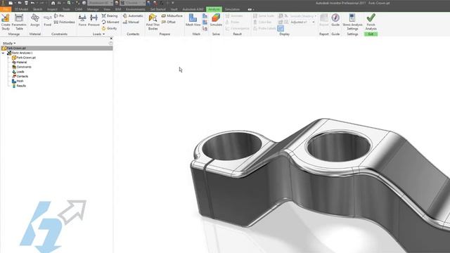 Autodesk Inventor Stress Analysis Basic Theory смотреть онлайн