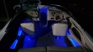 RGB подсветка салона катера