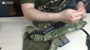 Крепление ножен из кайдекса на разгрузку с MOLLE / Attaching Kydex sheath to MOLLE (Kizlyar Supreme)