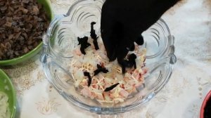 Салат Юбилейный для праздничного стола