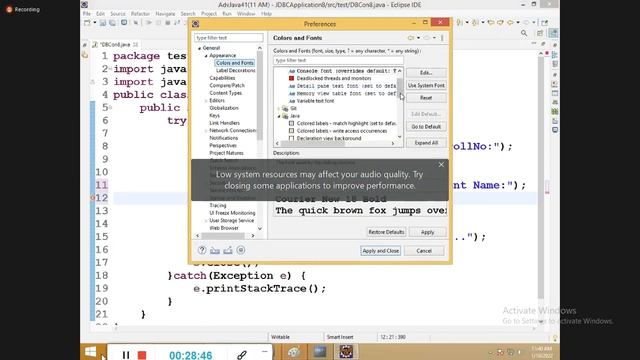 ADV JAVA | 10 01 22 | #advance #java  | New Course | New Batch