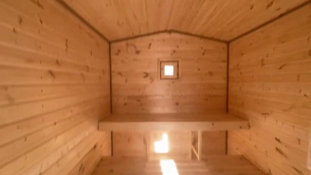 Баня от Иваныча размером 4 на 2 метра каркасная из сосны смотреть онлайн