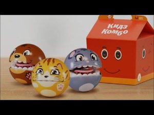 Распаковка новых игрушек во вкусно- и точка "Зубастики"