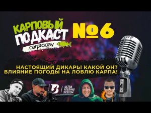 НАСТОЯЩИЙ ДИКАРЬ! Какой он? / Влияние погоды на ловлю карпа! Андрей Васин - Podcast #6