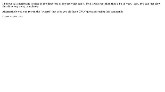 Unix & Linux: fixing cpan by resetting it (4 Solutions!!) смотреть онлайн
