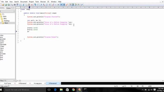 How to Swap Values without Temp variable in Java смотреть онлайн
