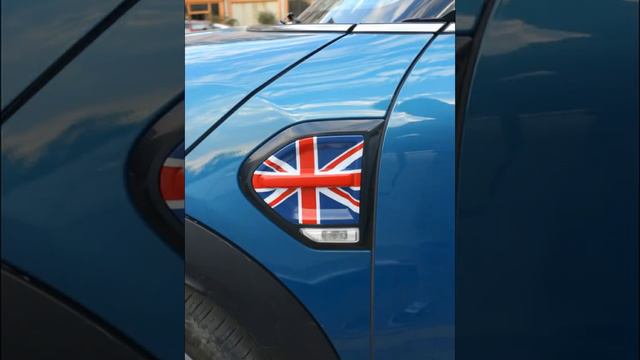Union Jack Car Side Plate Fender Stickers Cover For Mini Cooper S JCW F60 Countryman 2PCS/Set смотреть онлайн
