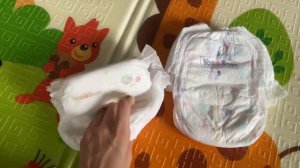 Сравнение подгузников трусиков Yokosun Premium & Yokosun Comfort #babydiapers #babypants #yokosun