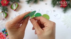 Подвесная ЕЛОЧКА ? Новогодние игрушки из фоамирана