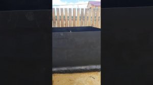 Емкость для воды для полива огорода 4 куба, своими руками.