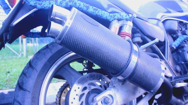 Honda CB400 Blueflame Exhaust