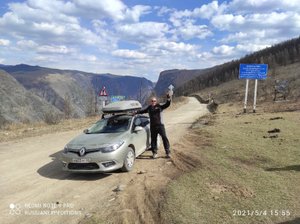 Подъём на Кату-Ярык на Renault Fluence. Алтай.