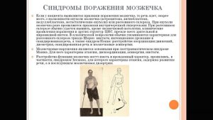 Механизм реализации клинических синдромов при патологии мозжечка.mp4