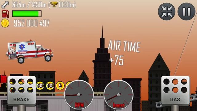 CAR RACING GAMES★Hill Climb RACING AMBULANCE ON CONSTRUCTION ROAD★GAMEPLAY смотреть онлайн