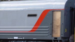 "Подвезли новье" ЧМЭ3Т-5087. С новым почтовым вагоном, на базе запаса ВНИИЖТ.