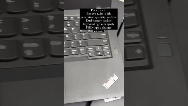 Lenovo Thinkpad t480 available i5 8th generation 8gb ram 256gb ssd FHD backlit keyboard. #lenovo смотреть онлайн