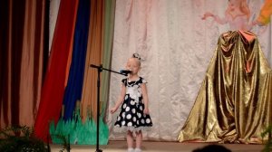 Визитка на конкурс Мисс Дюймовочка 25.03.2018 г. Моя крошка - Даната. (4 года)