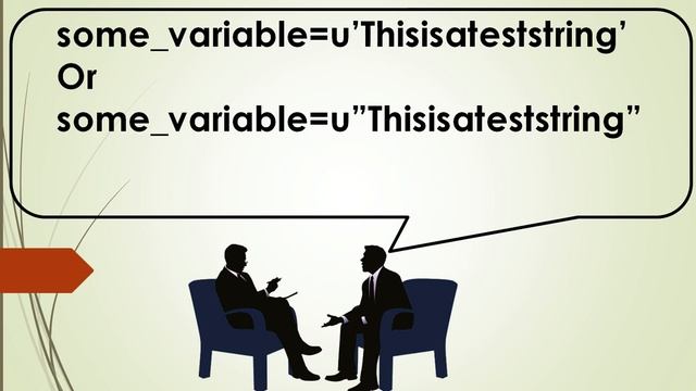 Create a unicode string in python with the string “This is a test string”