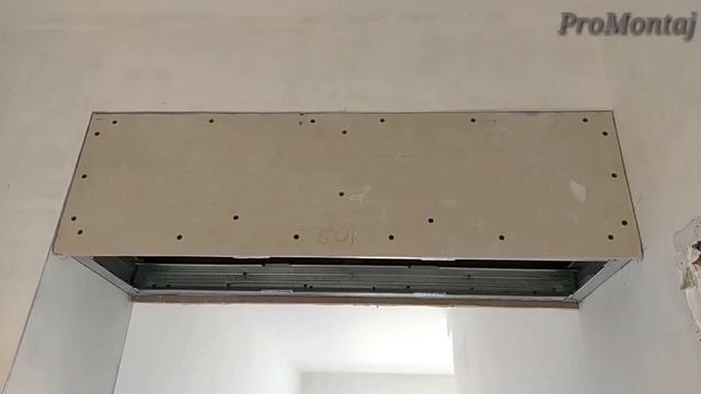 как уменьшить дверной проем в высоту. Монтаж гипсокартона.