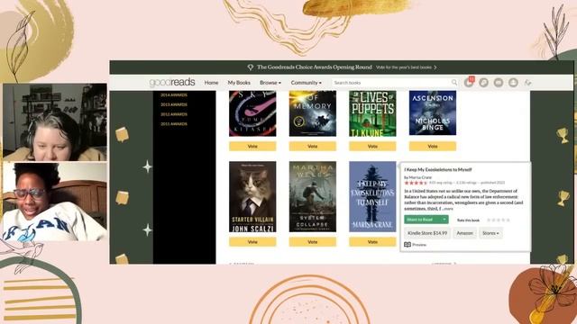 Live Reacting to the Goodreads Choice Award Nominees 2023 (ft. Jess Owens) смотреть онлайн