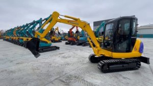 Обзор Японских мини-экскаваторов  KOMATSU PC35R, KUBOTA U-35-5, KUBOTA U-30-5, KOMATSU PC38UU