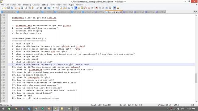 DevOps Interview Questions |GIT  real-time interview questions and answers | Git Stash | madhu