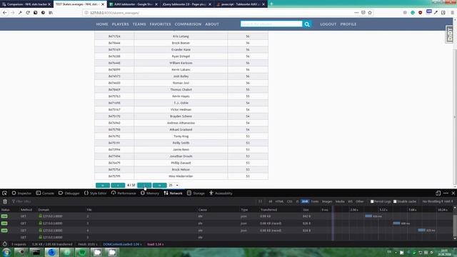 Tablesorter AJAX Pagination in Django смотреть онлайн