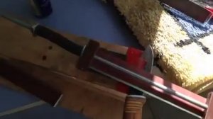 Заточка ножа наждачной бумагой