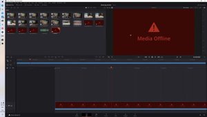 DaVinci Resolve Media Offline с кодеком h.265 HEVC простое решение в два клика