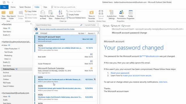 Purge Deleted Emails Automatically in Outlook смотреть онлайн