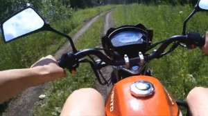 Изучаю деревню на мопеде альфа.Покатушка по деревне на Vento-riva 2sx
